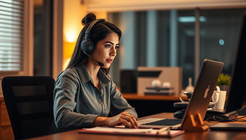 Crecimiento profesional en atención al cliente remoto