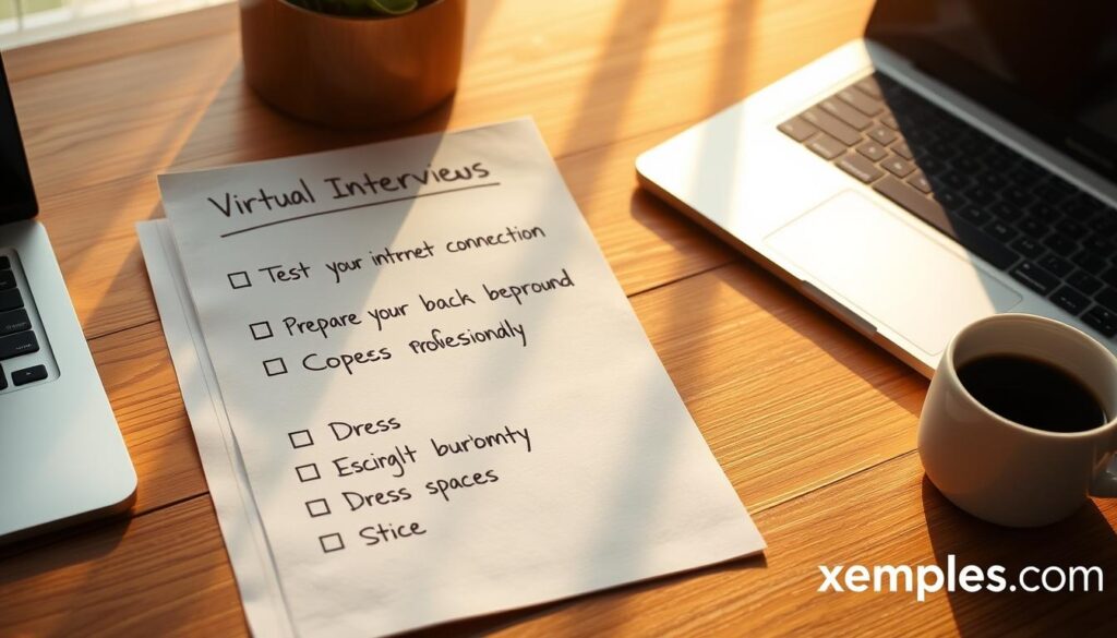 lista de verificación para entrevista virtual lista de verificación para entrevista virtual