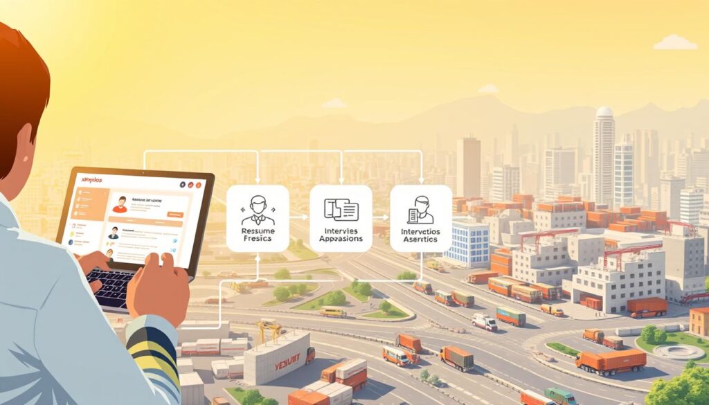 proceso de aplicación logística Perú